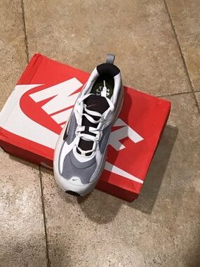 Kids Grey and White Casual Sneakers - Lightweight Support